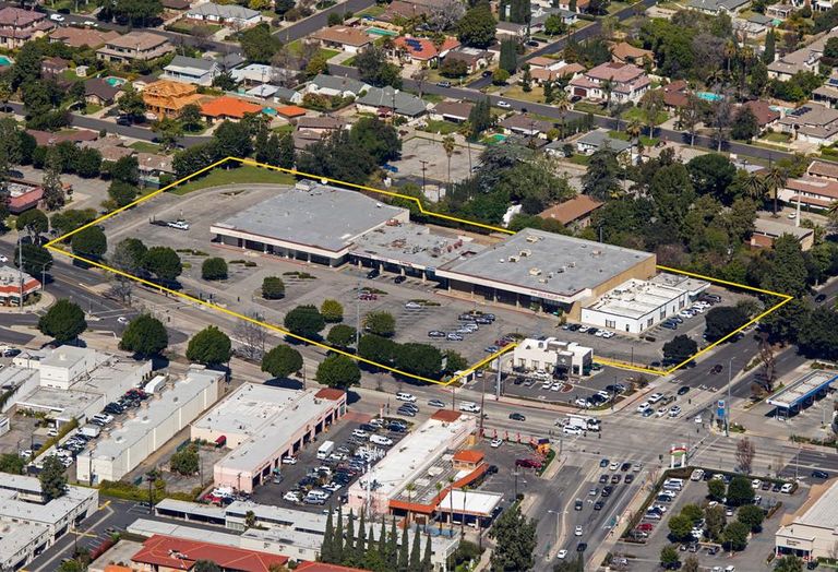 A former shopping center at 17 Las Tunas Drive in Arcadia