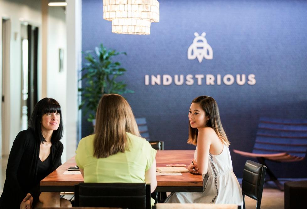 As if Spaces and WeWork were not enough to compete with local concepts, New York-based Industrious is headed to Dallas. The co-working space will lease 23k SF in One Arts Plaza later this summer. 
The co-working space with locations in New York, Boston, Nashville, Denver, Los Angeles and elsewhere will open at Billingsley’s One Arts Plaza in the Arts District. This will be the second Texas for the hospitality-focused workspace, after opening in Austin in last Fall. 
Billingsley had been looking at co-working spaces for years, partner Lucy Billingsley said in a statement. She said Industrious’ brand blended well with One Arts Plaza. The space will have between 70 and 80 private offices with 24 hour per day access. 
Individual memberships run $450 per person and all members will have access to printing, mail services, conference cervices and fiber internet. 
