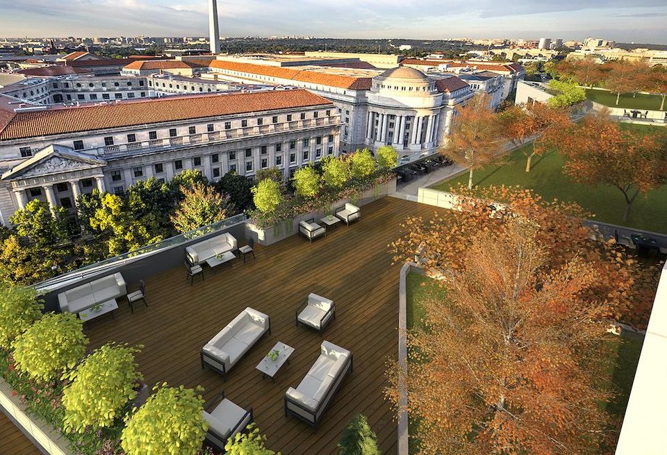 Rooftop rendering 1201 Pennsylvania Ave. NW