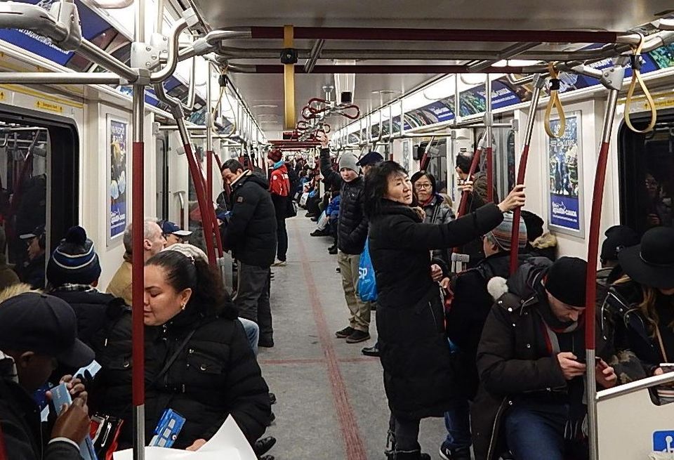 University Line Extension subway car TTC Vaughan Metropolitan station