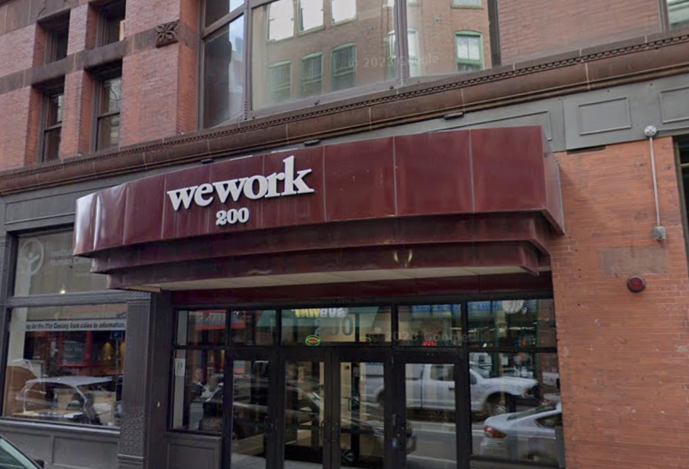 WeWork's 200 Portland St. location near North Station.