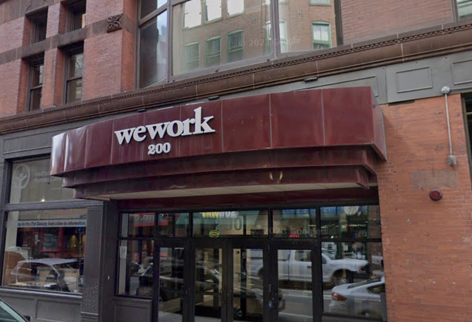 WeWork's 200 Portland St. location near North Station.