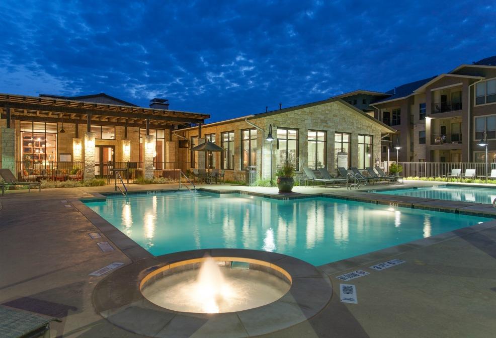 ARA Newmark announces the sale of Promesa, a 289-unit luxury community in affluent west Austin, surrounded by scenic Texas hill country. Promesa, one of the capital city’s first eco-friendly complexes, was approximately 93 percent occupied at closing.
 
Austin-based Vice Chairman Pat Jones represented an undisclosed seller and procured Peak Real Estate Management, a Houston-based real estate investment and management company, as the buyer for an undisclosed price.