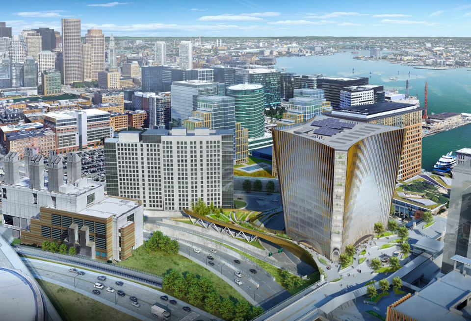 10 World Trade Boston 401 Congress St. Boston Global Investors Life Sciences Rendering