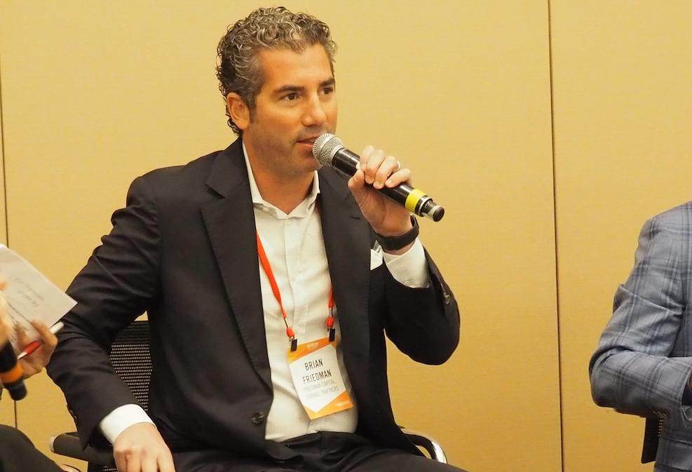 Friedman Capital founder Brian Friedman at a 2021 Bisnow event. 