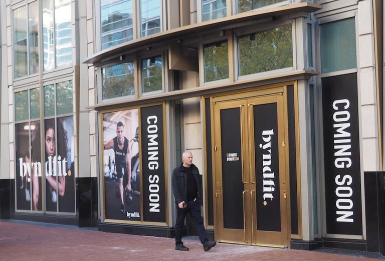 BYNDfit's first location is at 650 F St. NW in D.C.'s Penn Quarter neighborhood.