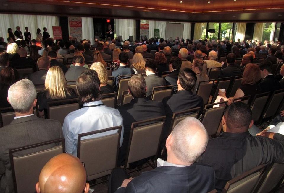 Crowd at Bisnow's Downtown Dallas event May '16
