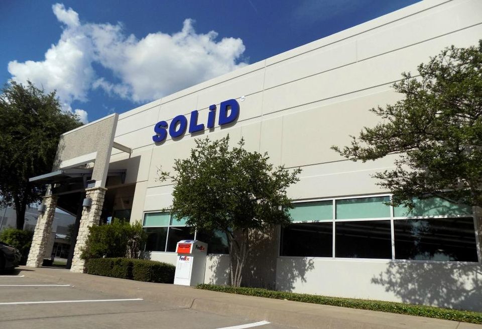 Solid, a amplifier, radio and optical transport solutions company, has moved its headquarters from Northern California to Plano. Solid leased 49K SF at Plano Tech Center at 800 Klein Road in Plano. Solid will join fellow tenants Luminator Technology Groupm Spirent Communications Inc. and Skyhawk Construction. The city worked with Solid to offer incentives.