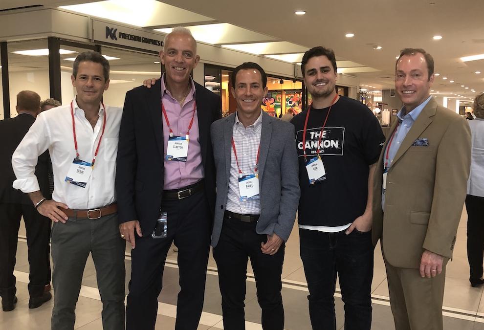 Boxer Property President Justin Segal, Gensler Co-Managing Director and Principal Hunter Clayton, CommonGrounds CEO Jacob Bates, The Cannon Founder and CEO Lawson Gow and E.E. Reed Construction Vice President Scott Crain  