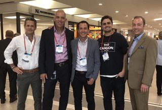 Boxer Property President Justin Segal, Gensler Co-Managing Director and Principal Hunter Clayton, CommonGrounds CEO Jacob Bates, The Cannon Founder and CEO Lawson Gow and E.E. Reed Construction Vice President Scott Crain  