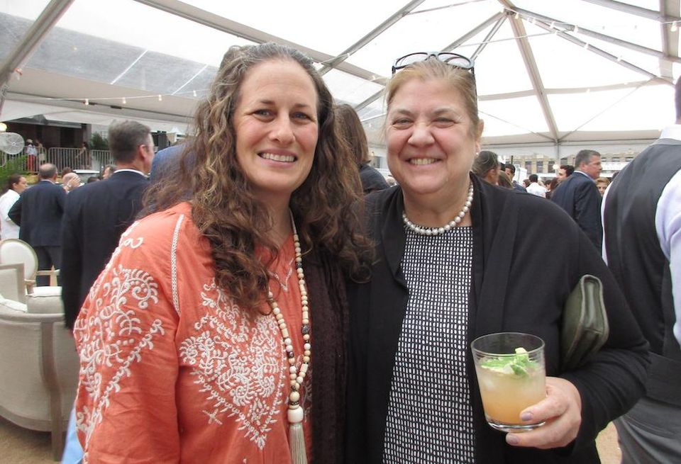 Chef Ris Lacoste and Julia Cohen