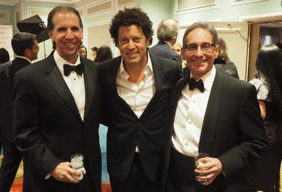The Kempner Corp.'s Peter Kempner, Ackman-Ziff's Simon Ziff and Paragon Realty Group's Daniel Weinreb at the 2016 REBNY gala.