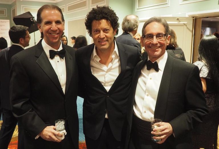 The Kempner Corp.'s Peter Kempner, Ackman-Ziff's Simon Ziff and Paragon Realty Group's Daniel Weinreb at the 2016 REBNY gala.