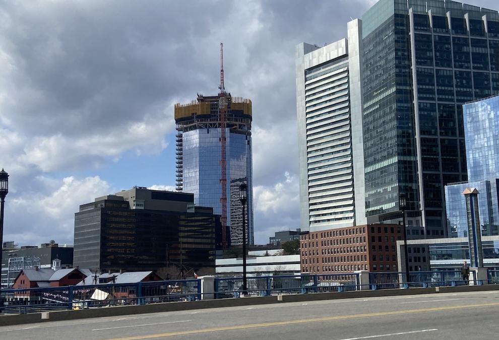 Hines' under construction South Station Tower in Boston. 