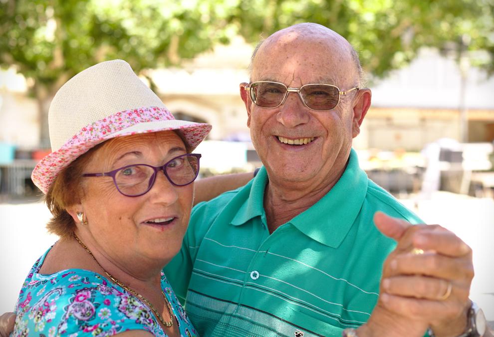 elderly couple senior old people