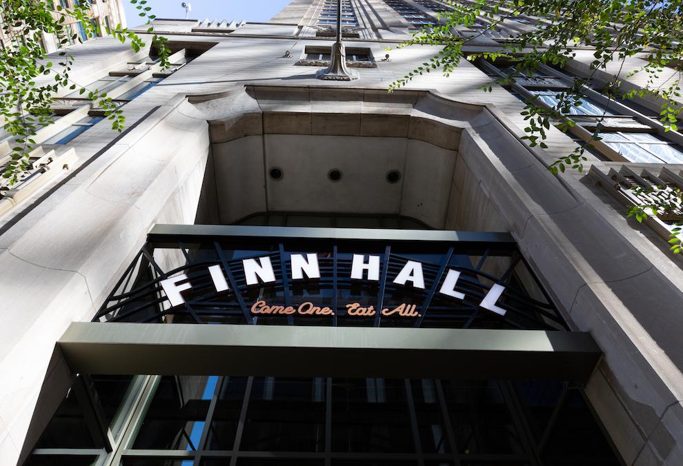 Exterior Shot Of Finn Hall In Downtown Houston