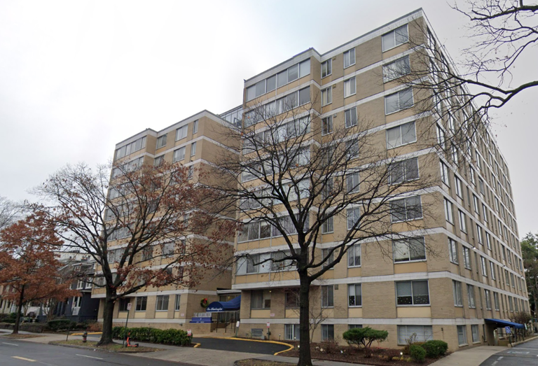 The Huntington apartment building at 5220 Connecticut Ave. NW. 