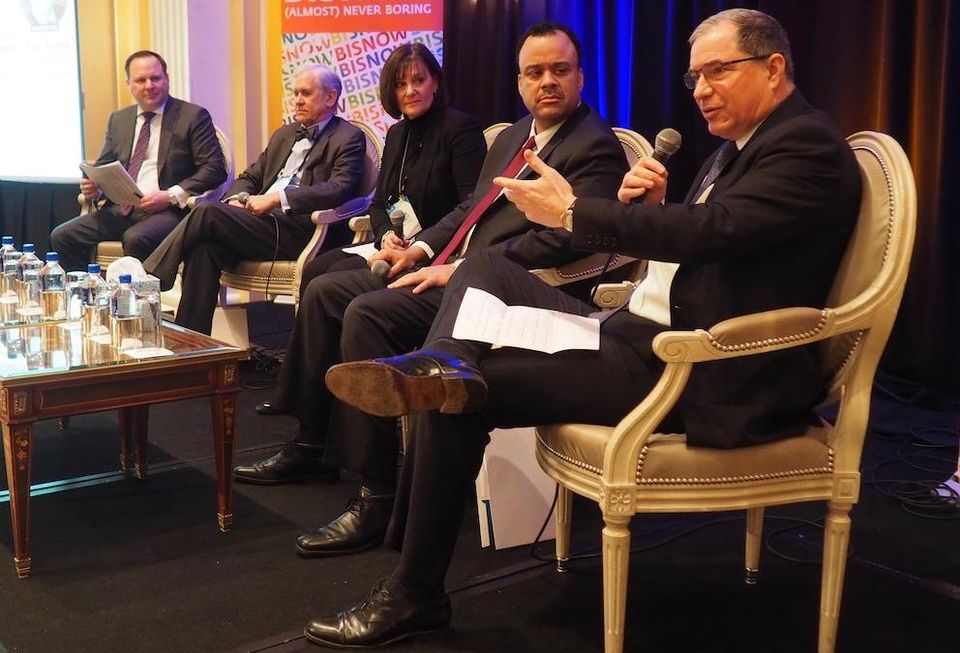 CohnReznick's Tim Trifilo, AFIRE's Jim Fetgatter, Bennett Group's LuAnn Bennett, Enterprise Community Partners' David Bowers and Abdo Development's Jim Abdo