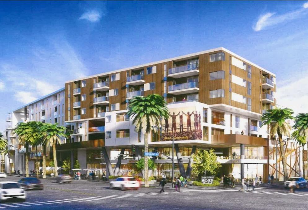 The Charles Co.'s proposed 577-unit District Square mixed-use project in South Los Angeles