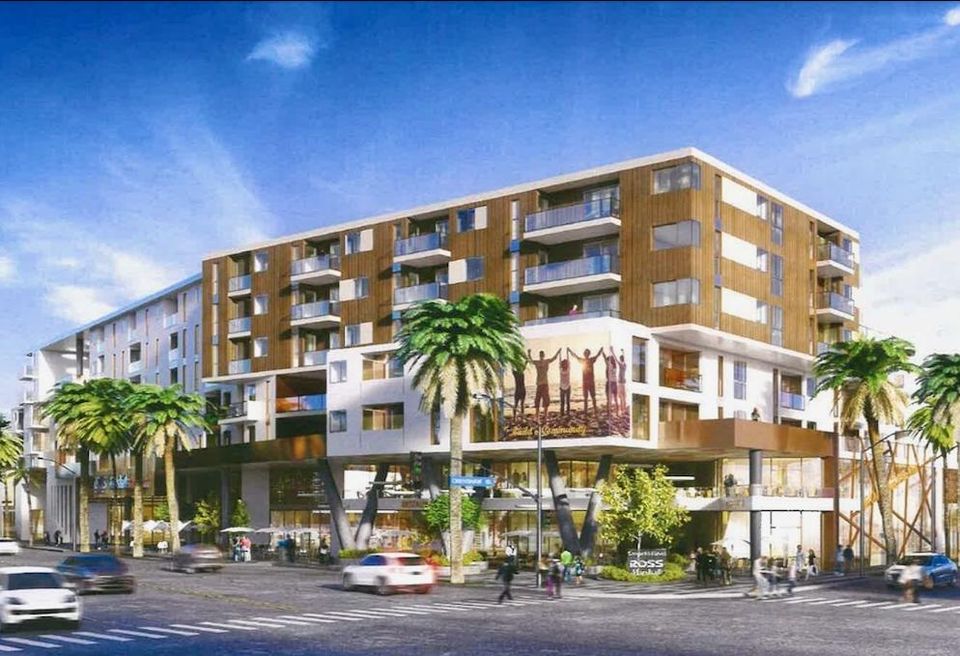 The Charles Co.'s proposed 577-unit District Square mixed-use project in South Los Angeles