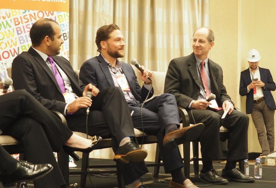 DPR's Amir Nekoumand, Johns Hopkins Sibley Hospital's Nick Dawson and architect Adrian Hagerty