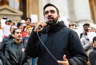Zohran Mamdani in October 2024. The Democratic Socialist won the 2025 New York City mayoral primary.