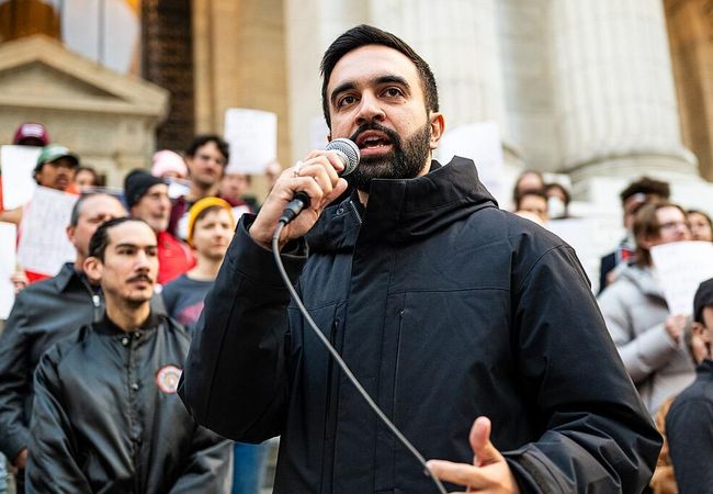 Zohran Mamdani in October 2024. The Democratic Socialist won the 2025 New York City mayoral primary.