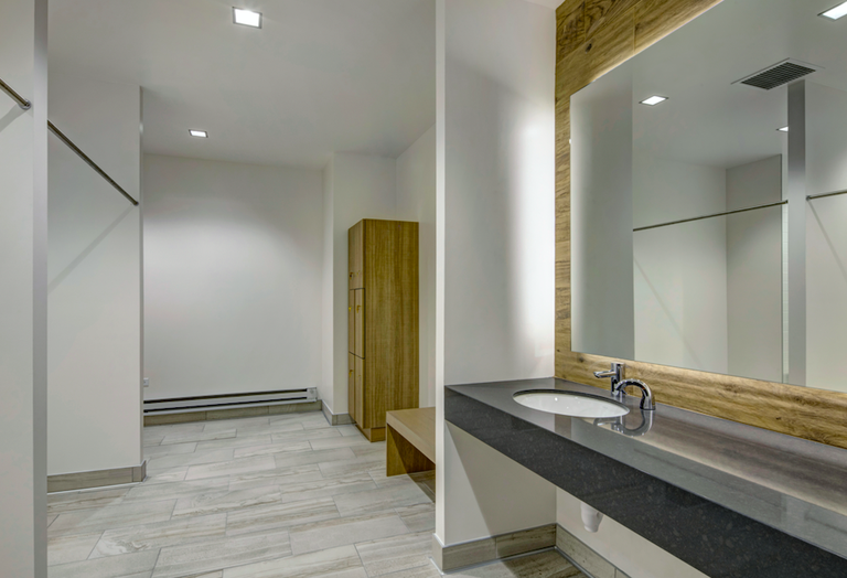 Axis Tower Fitness Center Locker Room 