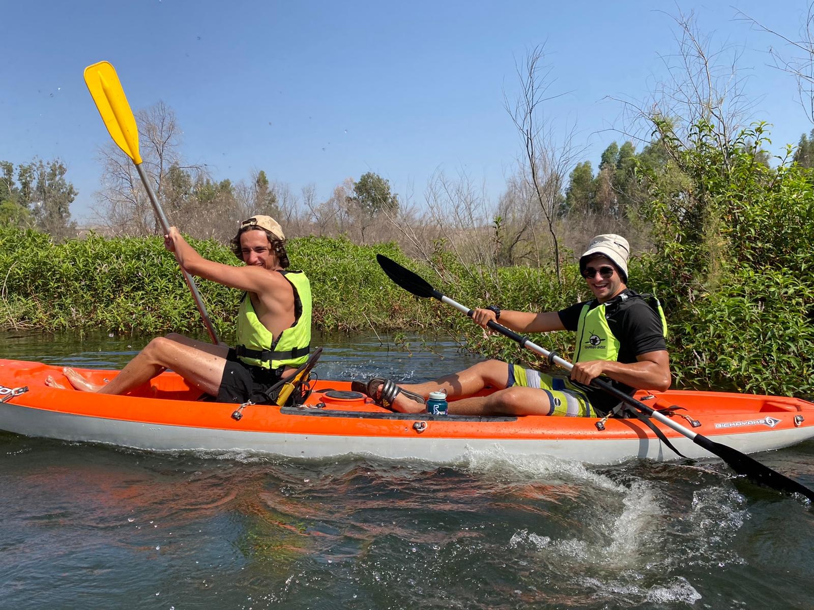 Kayaking in Kfar Blum