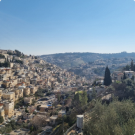 Hillside view over a historic Galilee town