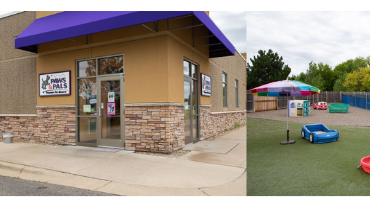 Paws & Pals Premiere Pet Resort exterior and entrance