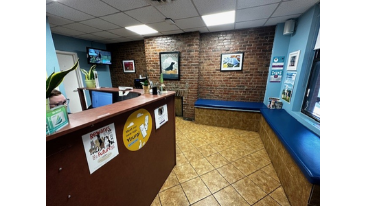 Uberdog front desk and reception area
